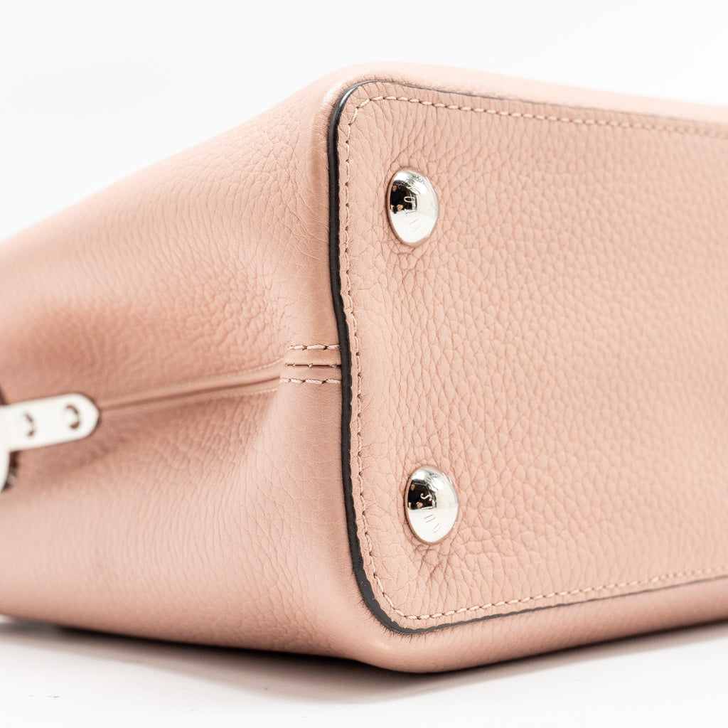 LOUIS VUITTON CAPUCINES MM TAURILLON PINK SHW