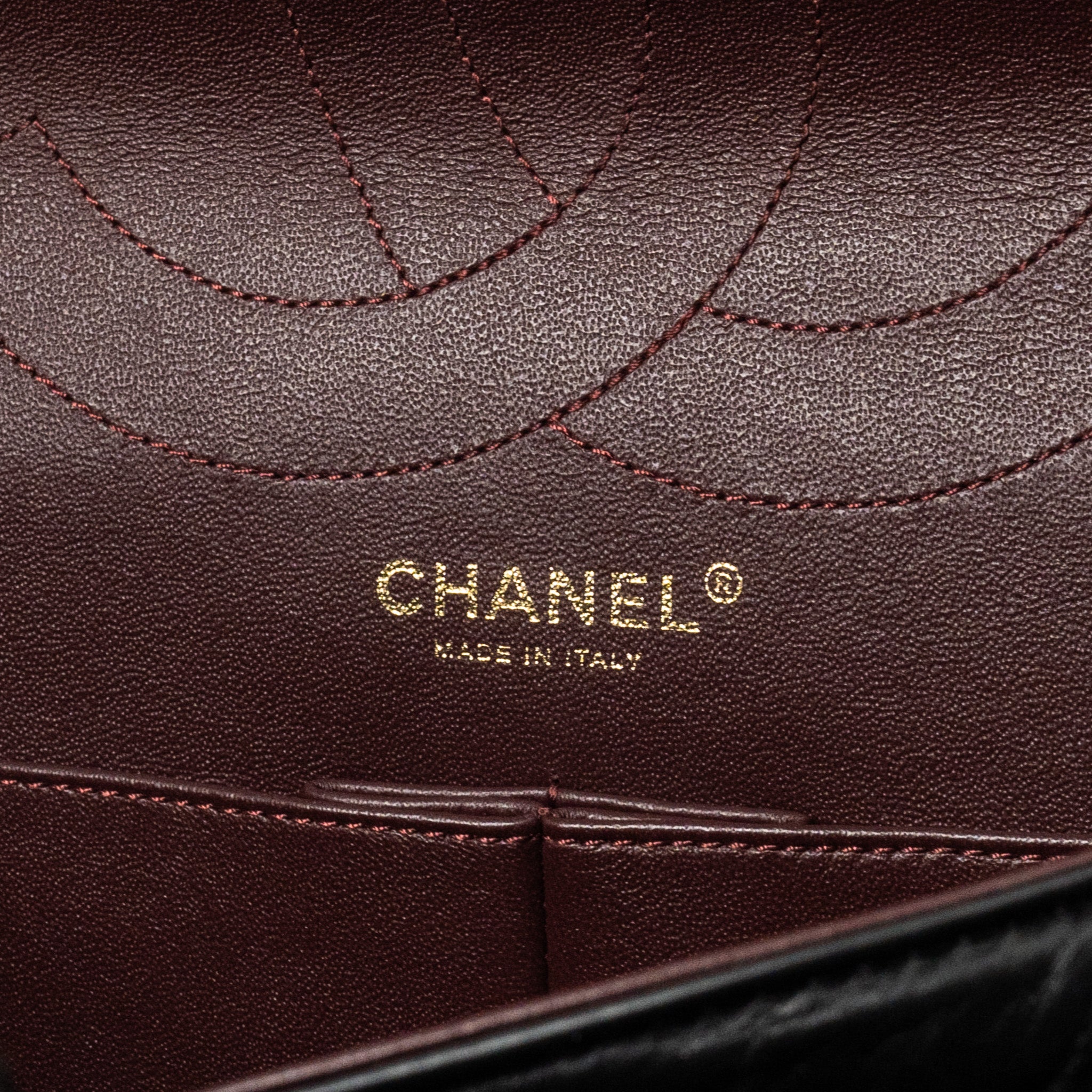 CHANEL MAXI 2.55 REISSUE FLAP BAG AGED CALFSKIN BLACK GHW