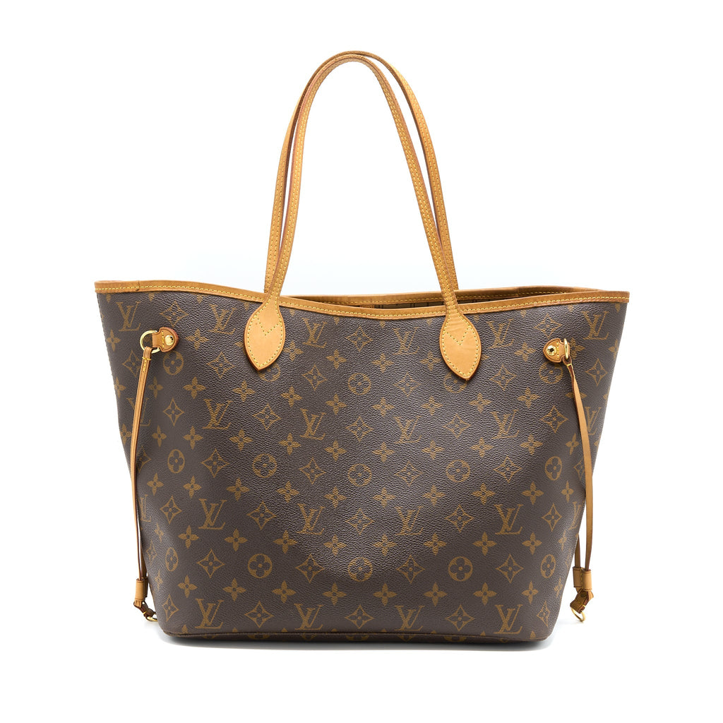 LOUIS VUITTON NEVERFULL MM MONOGRAM CANVAS GHW