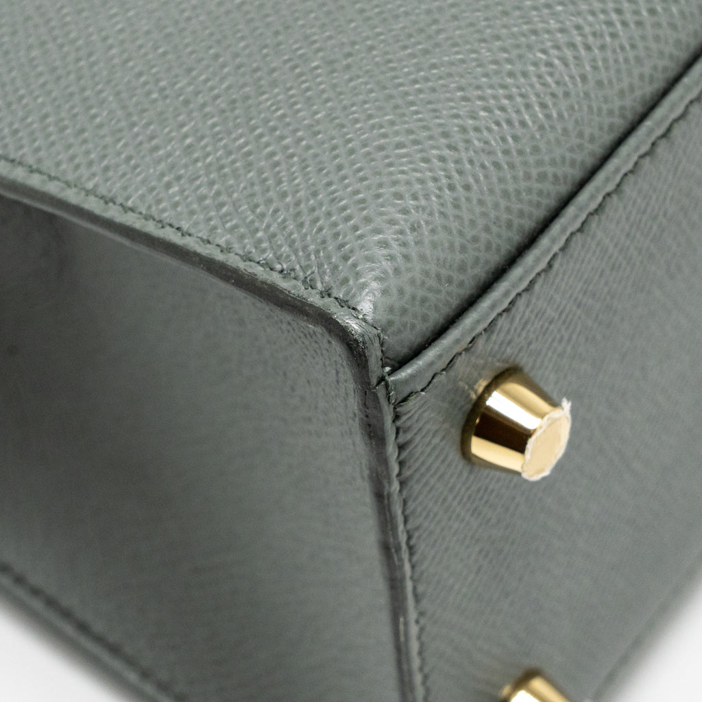 HERMES KELLY 25 EPSOM VERT AMANDE GHW