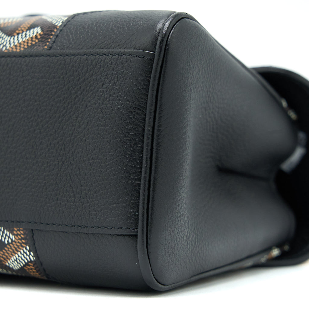 GOYARD SAIGON MINI GOYARDINE CANVAS BLACK/MULTICOLOUR SHW