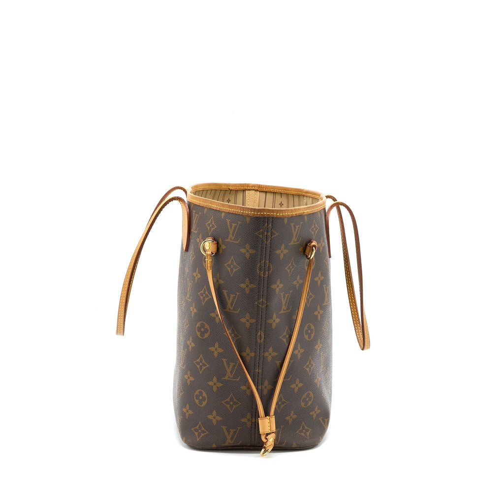 LOUIS VUITTON NEVERFULL MM MONOGRAM CANVAS GHW