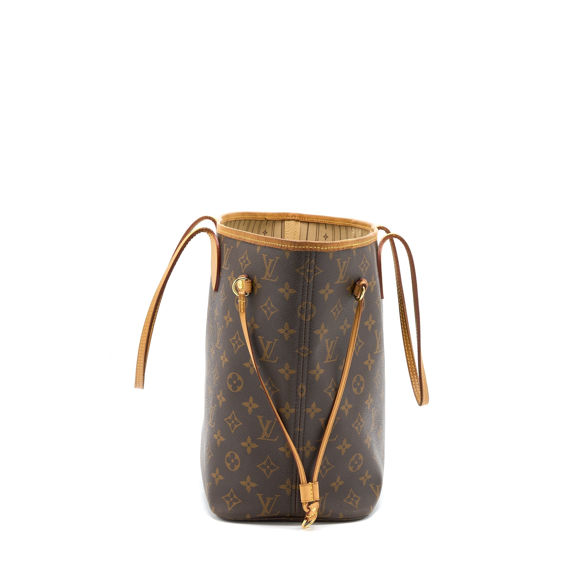 LOUIS VUITTON NEVERFULL MM MONOGRAM CANVAS GHW