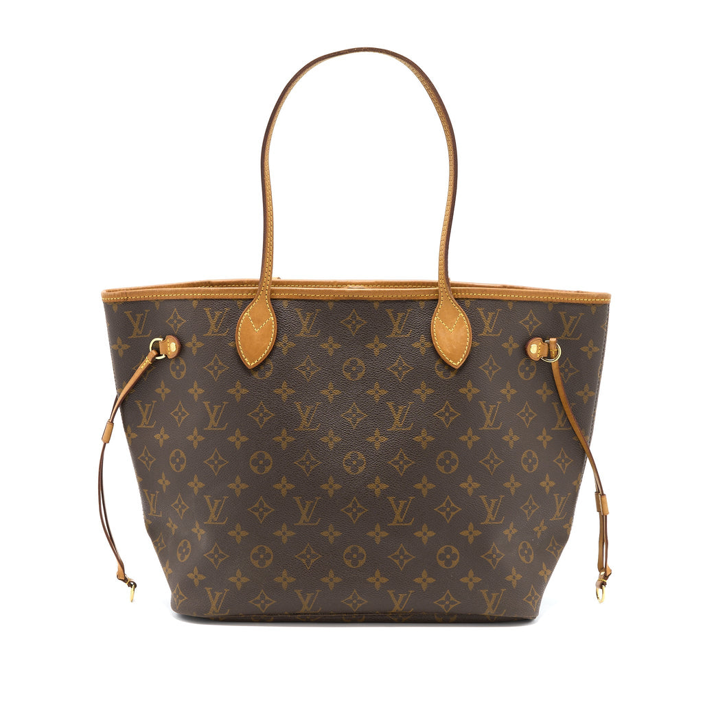 LOUIS VUITTON VINTAGE NEVERFULL MM MONOGRAM CANVAS GHW