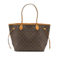 LOUIS VUITTON VINTAGE NEVERFULL MM MONOGRAM CANVAS GHW