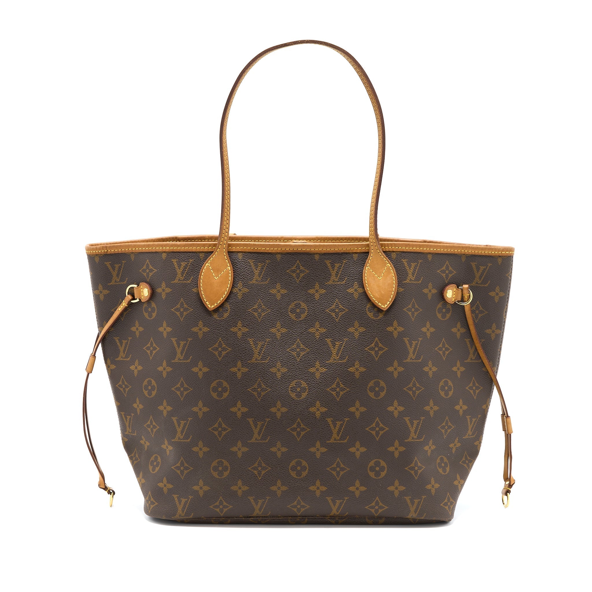 LOUIS VUITTON VINTAGE NEVERFULL MM MONOGRAM CANVAS GHW
