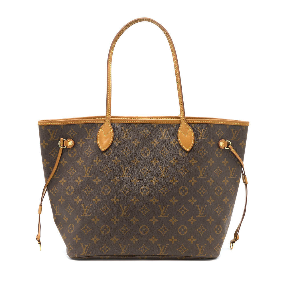 LOUIS VUITTON VINTAGE NEVERFULL MM MONOGRAM CANVAS GHW