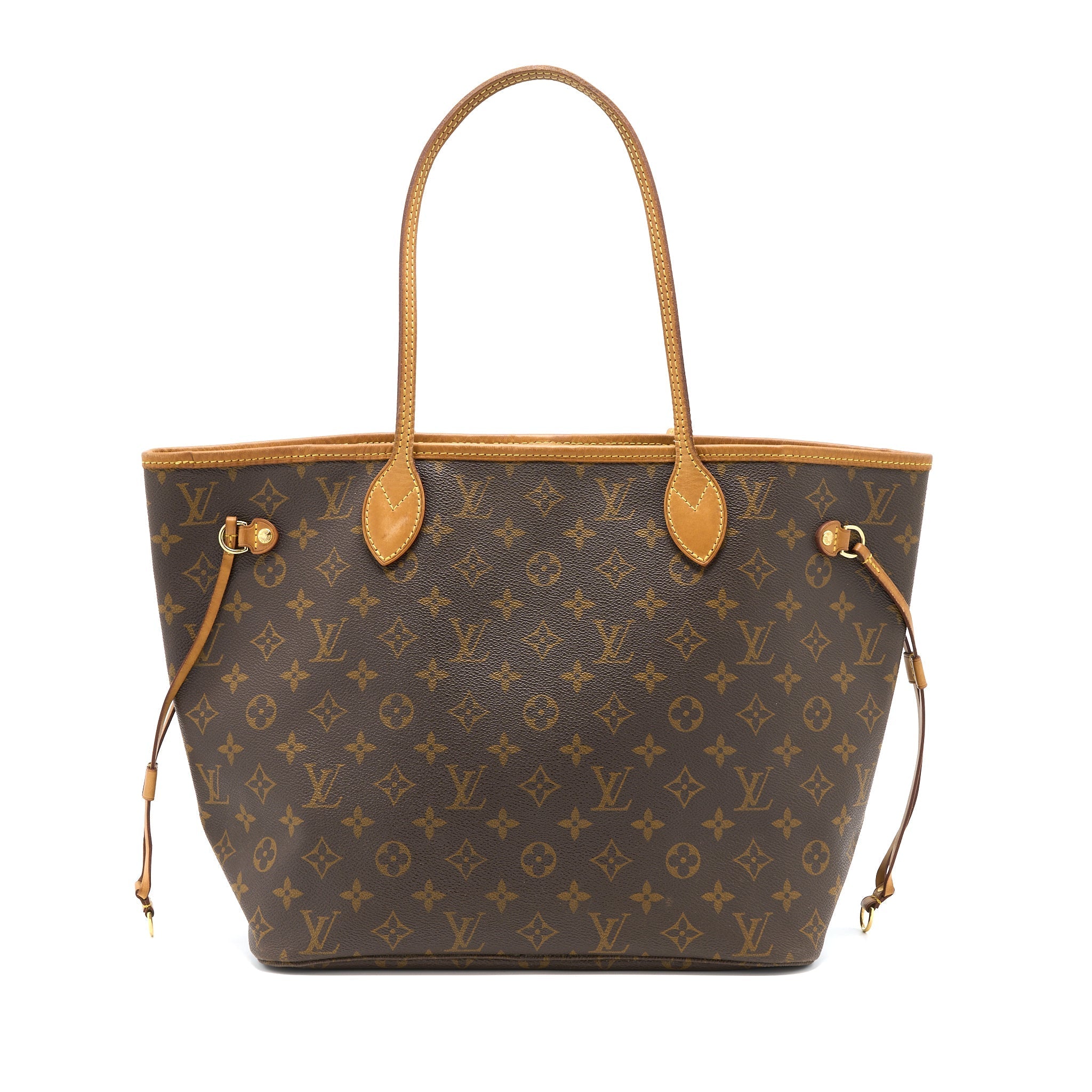 LOUIS VUITTON VINTAGE NEVERFULL MM MONOGRAM CANVAS GHW