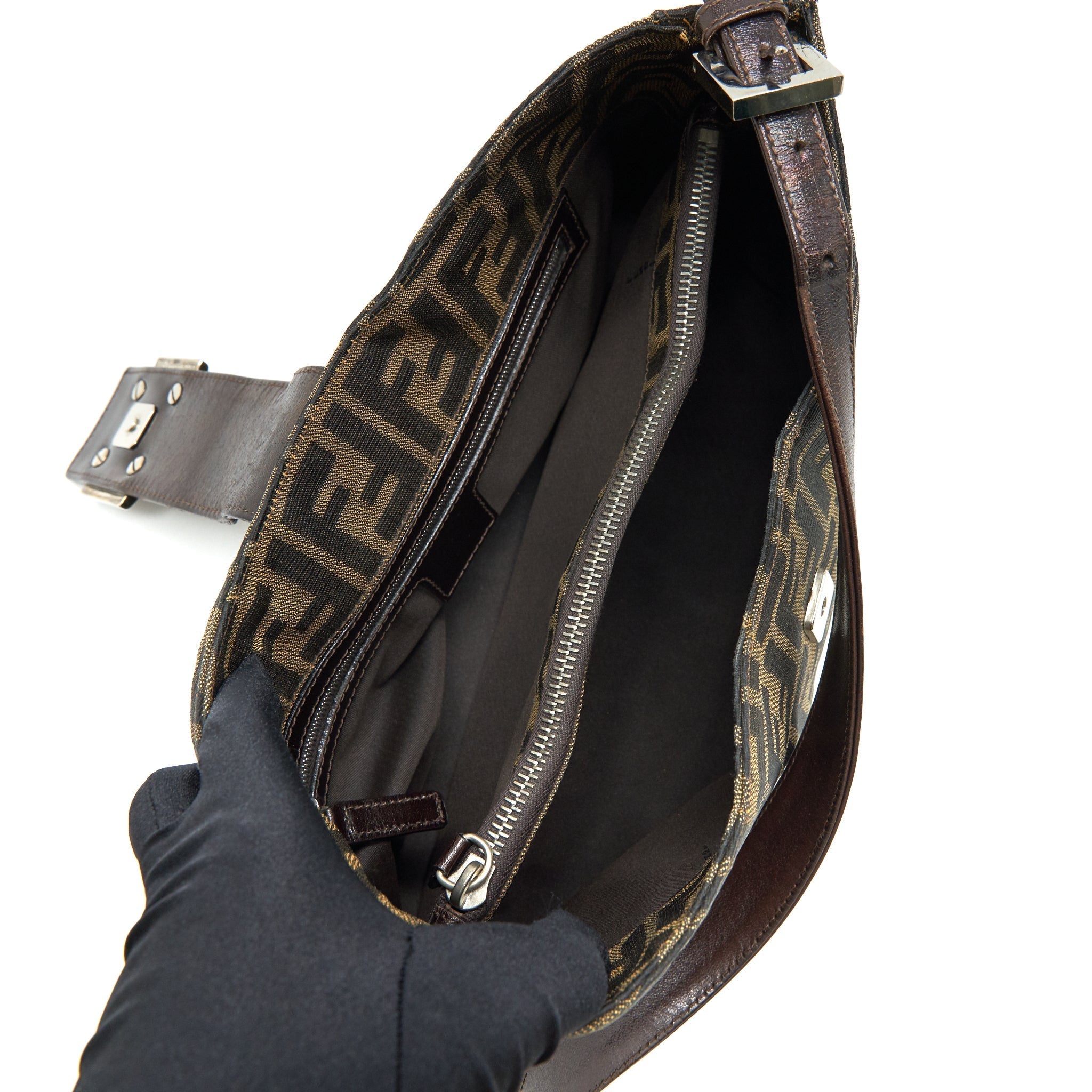 FENDI VINTAGE ZUCCA SHOULDER BAG
