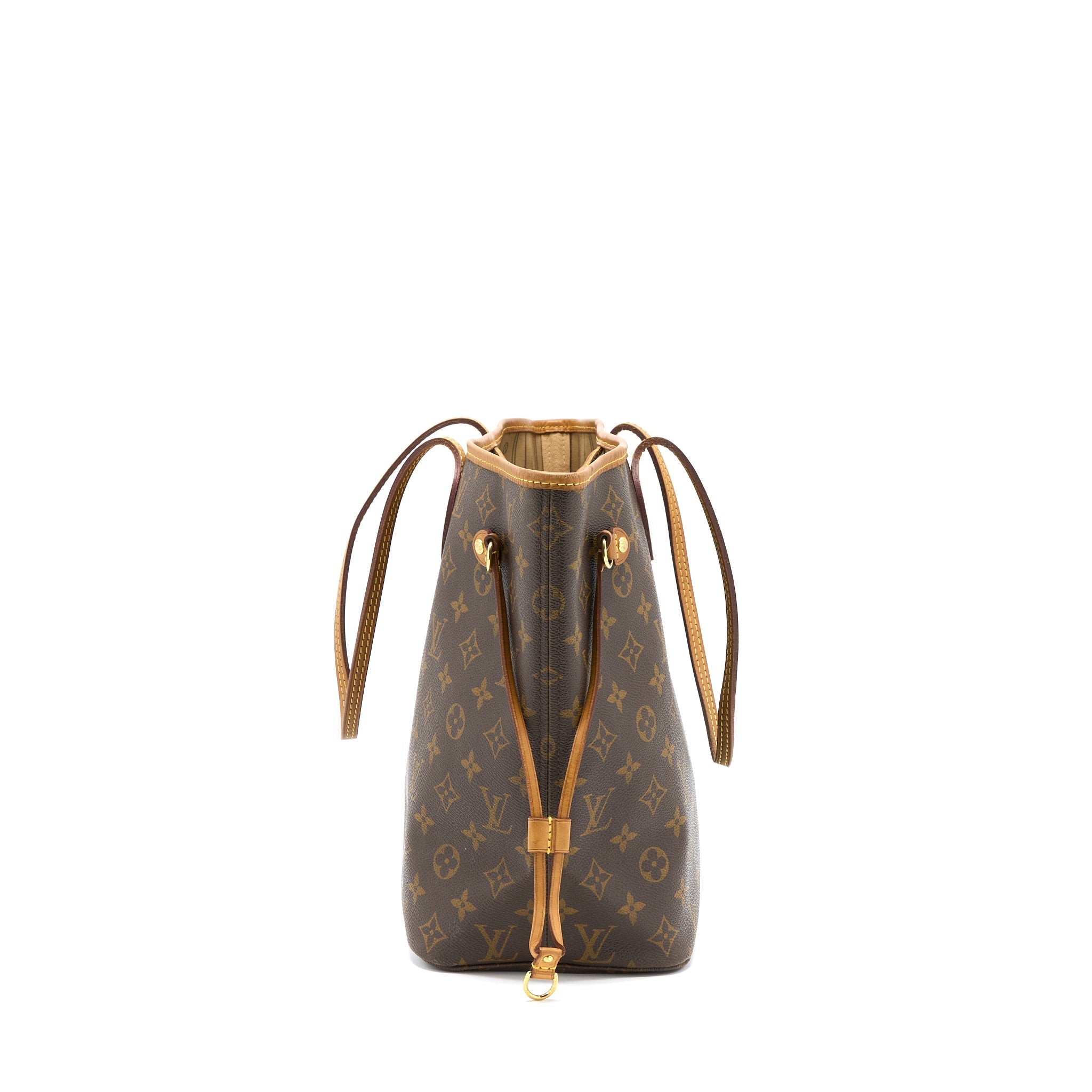 LOUIS VUITTON VINTAGE NEVERFULL MM MONOGRAM CANVAS GHW