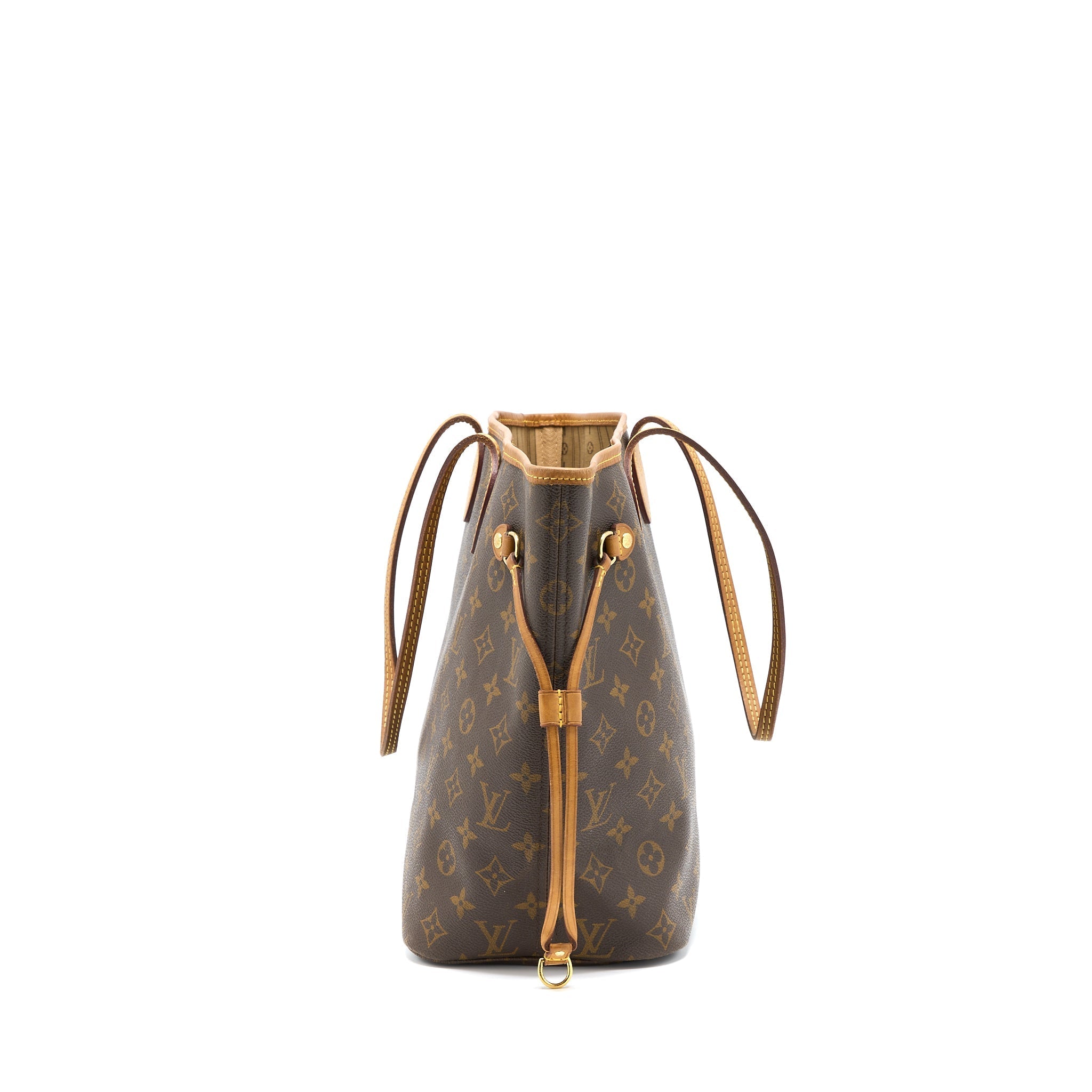 LOUIS VUITTON VINTAGE NEVERFULL MM MONOGRAM CANVAS GHW