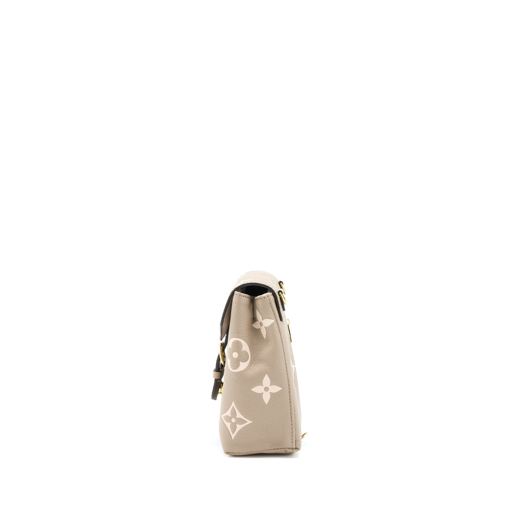 LOUIS VUITTON TINY BACKPACK MONOGRAM EMPREINTE TOURTERELLE BEIGE/ CREAM GHW