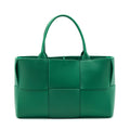 BOTTEGA VENETA ARCO TOTE BAG LAMBSKIN PARAKEET GREEN GHW