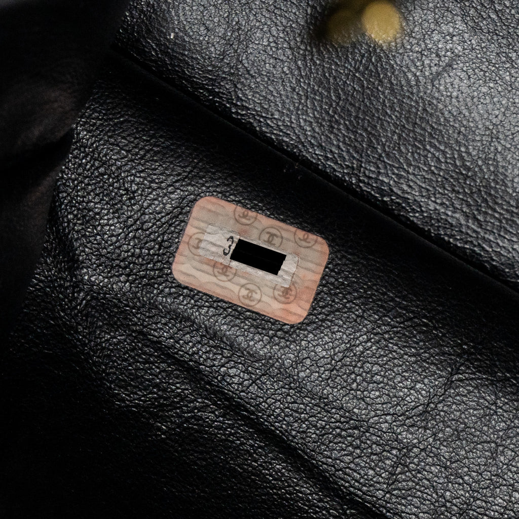CHANEL VINTAGE TOTE BAG CALFSKIN BLACK GHW