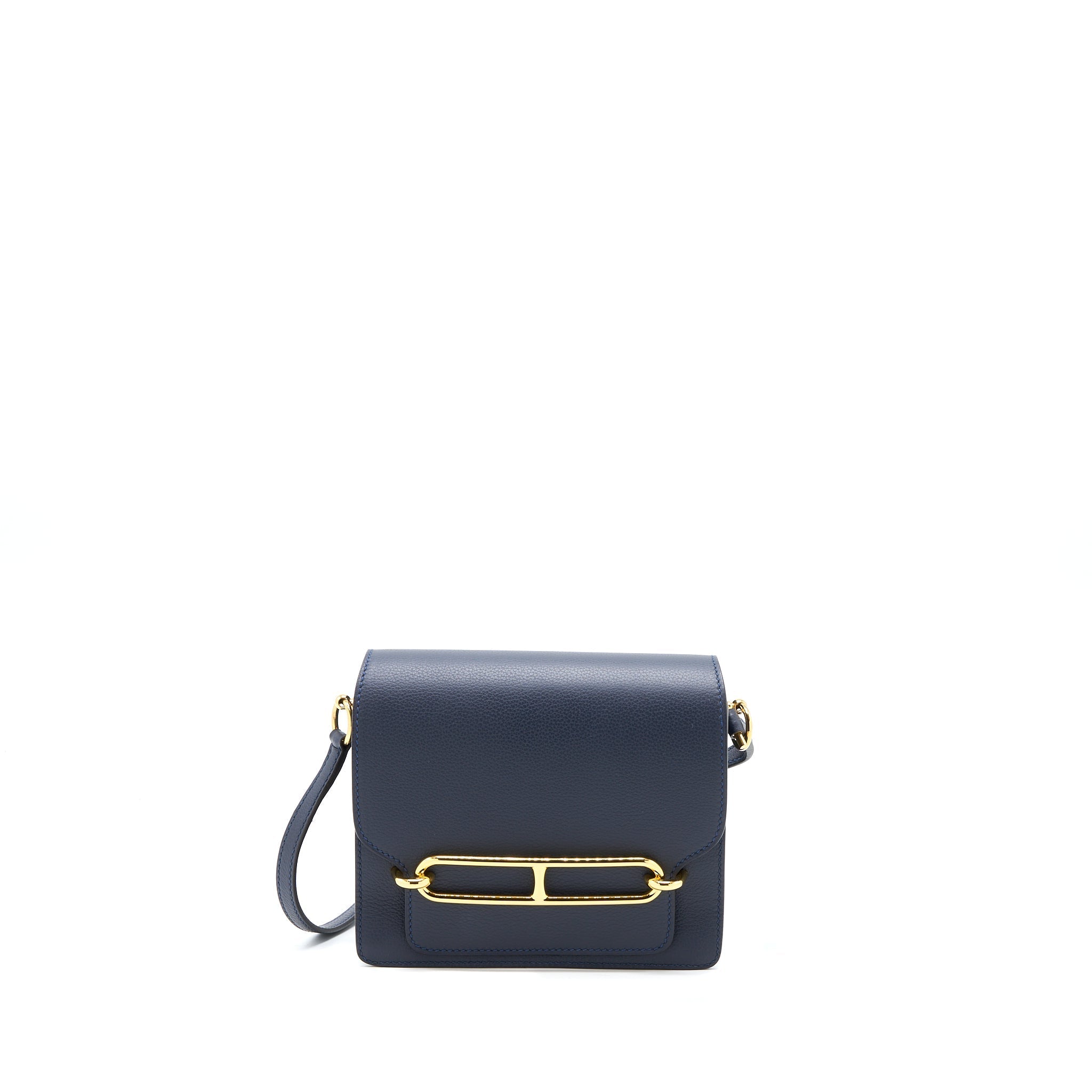 HERMES MINI ROULIS EVERCOLOUR BLUE NUIT GHW