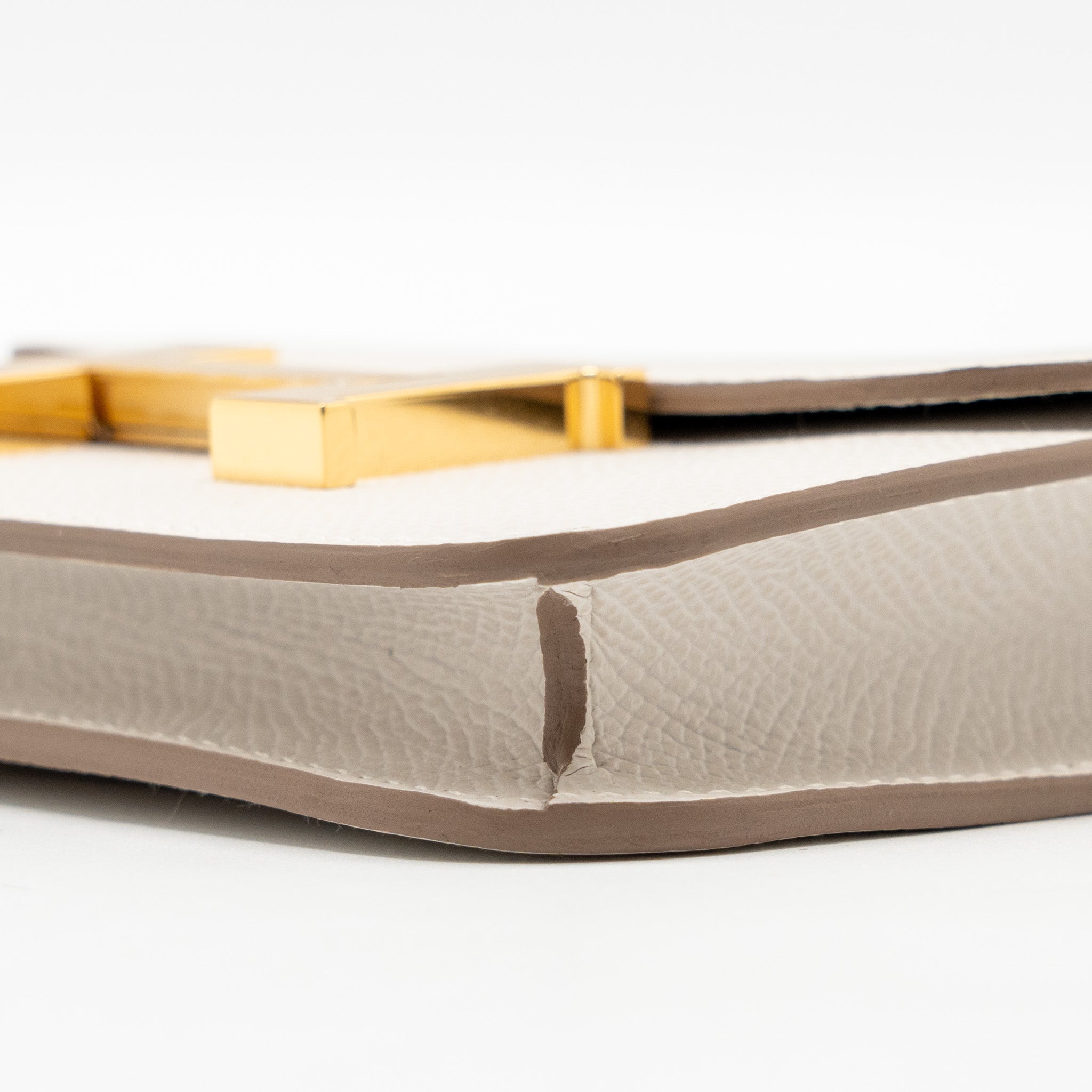 HERMES CONSTANCE SLIM EPSOM GRIS PALE GHW