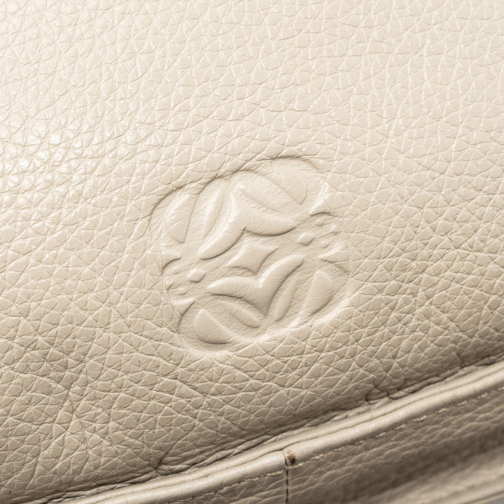 LOEWE FLAMENCO BAG CALFSKIN BEIGE LGHW