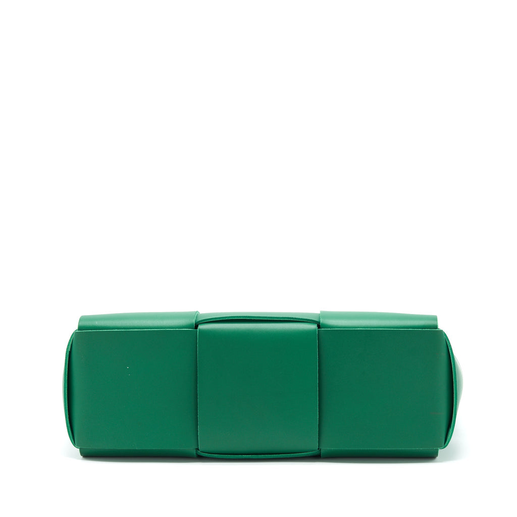 BOTTEGA VENETA ARCO TOTE BAG LAMBSKIN PARAKEET GREEN GHW