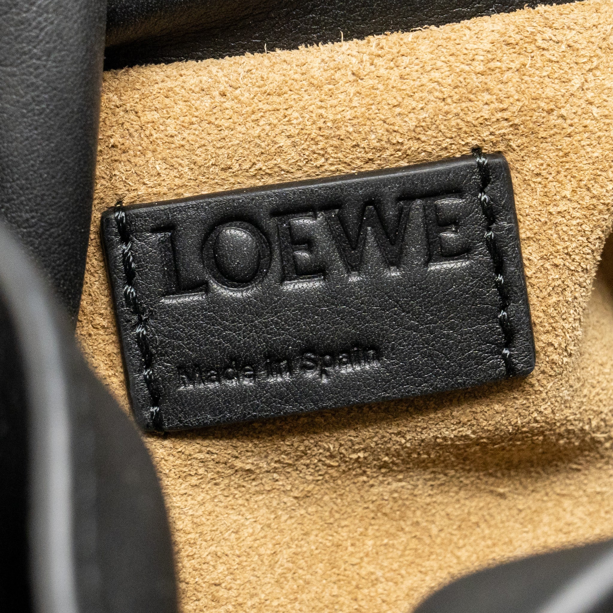 LOEWE FLAMENCO MINI NAPPA CALFSKIN BLACK GHW
