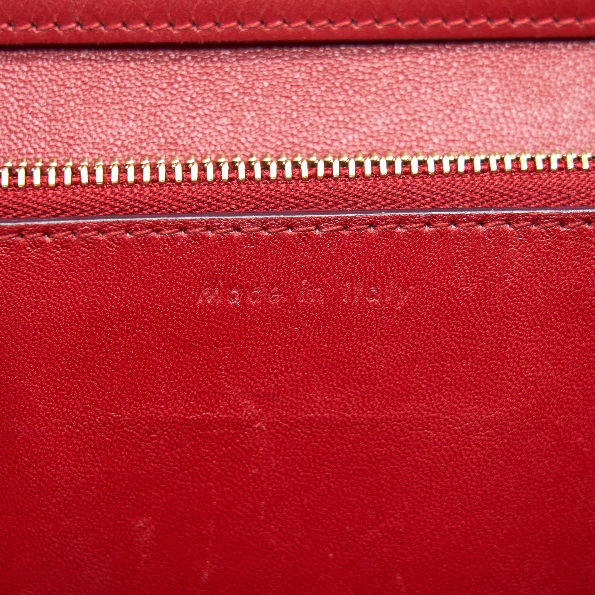 CELINE MEDIUM CLASSIC BAG RED WITH GHW
