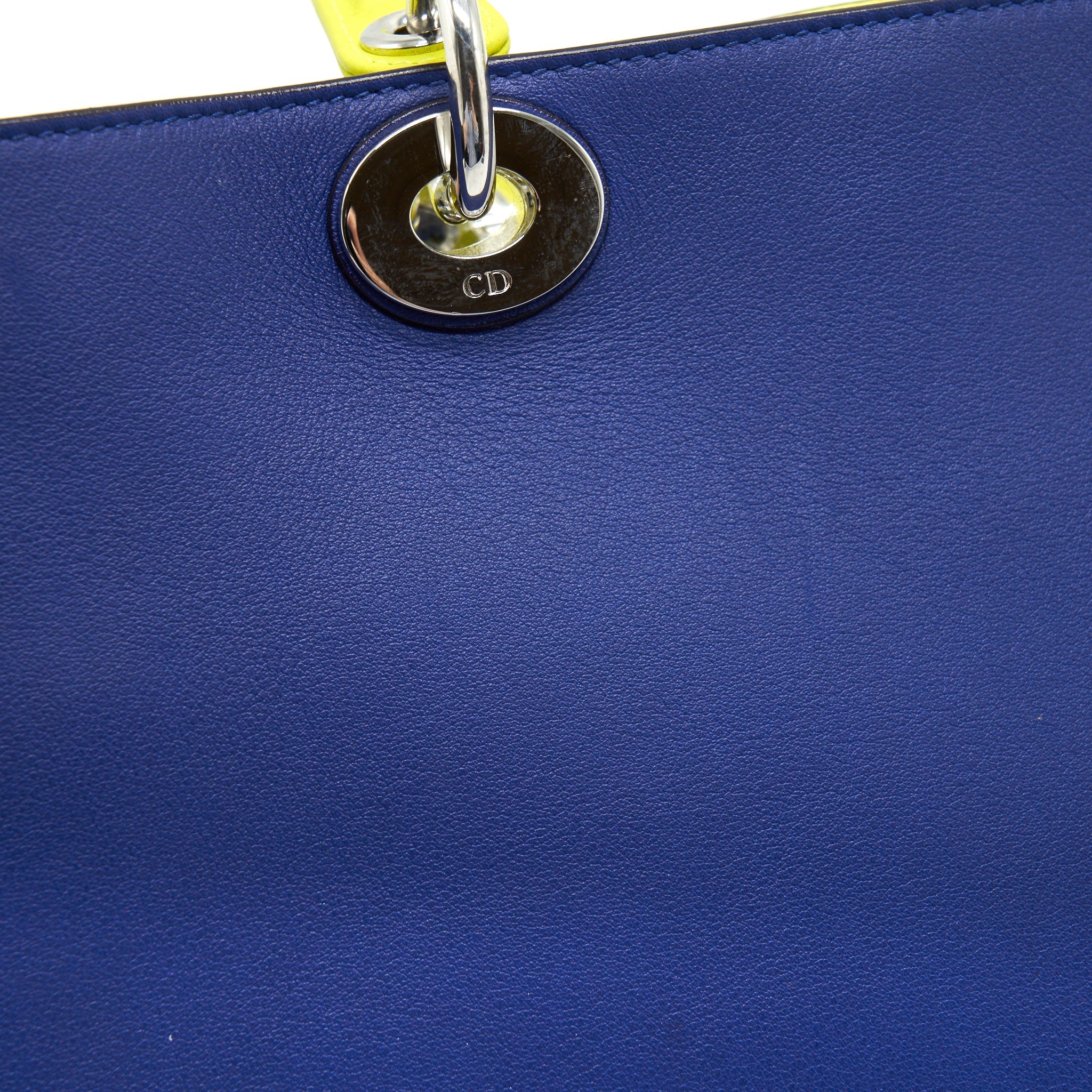 DIOR DIORISSIMO TOTE BAG BLUE/MULTICOLOURED SHW