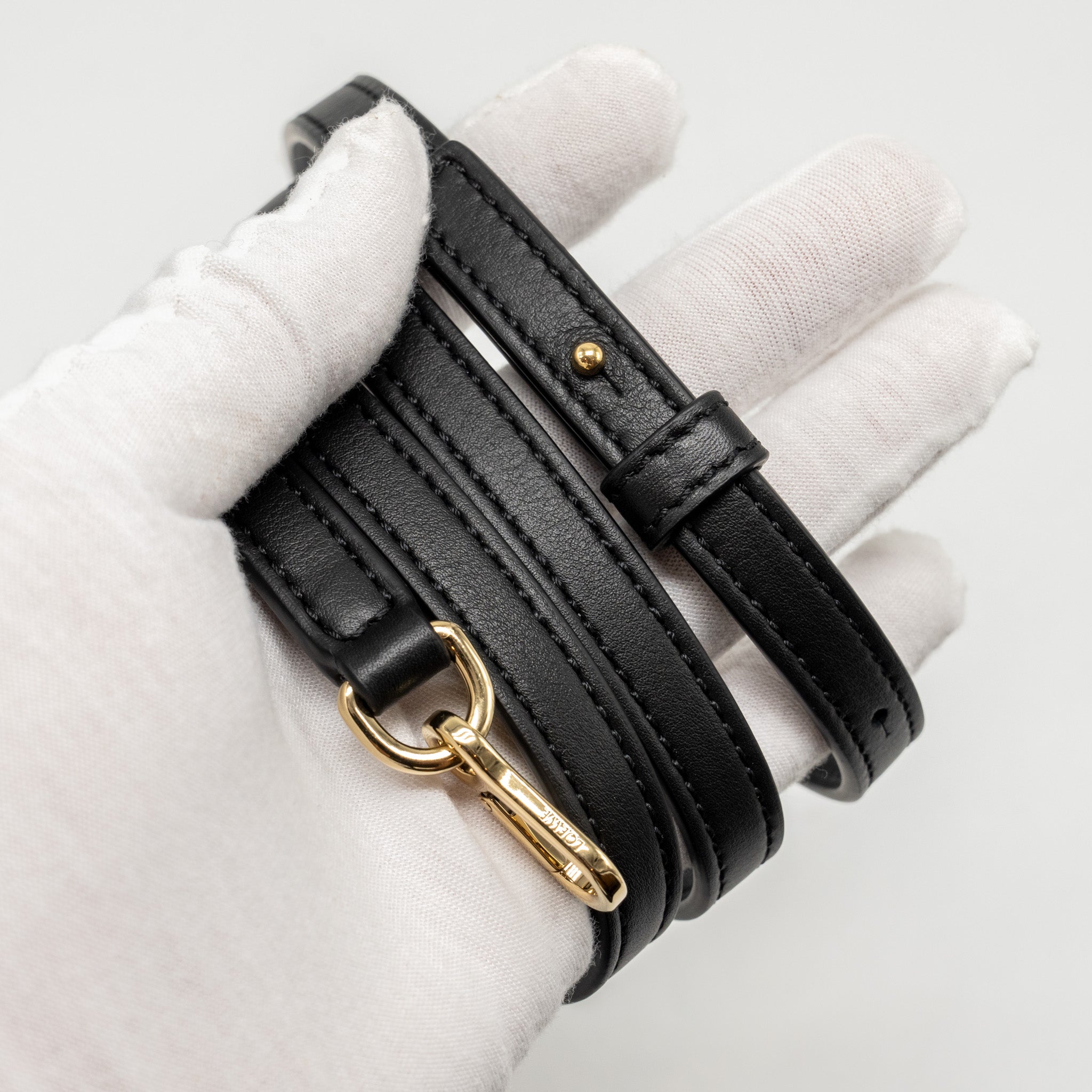 LOEWE FLAMENCO MINI NAPPA CALFSKIN BLACK GHW