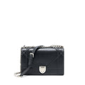 DIOR MEDIUM DIORAMA CALFSKIN BLACK SHW