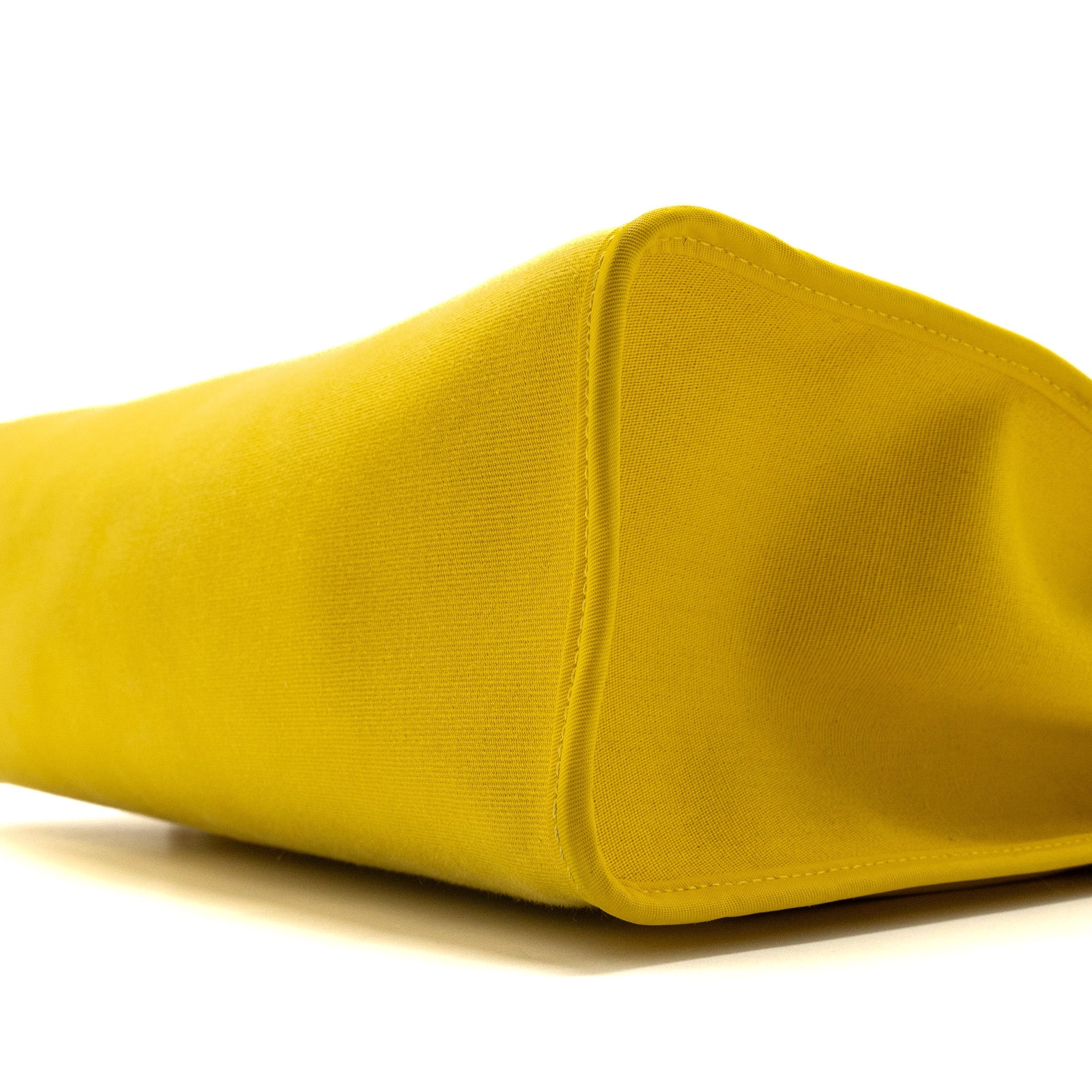 HERMES HERBAG 31 ZIP BAG CANVAS / LEATHER JAUNE DE NAPLES / NATURAL SHW