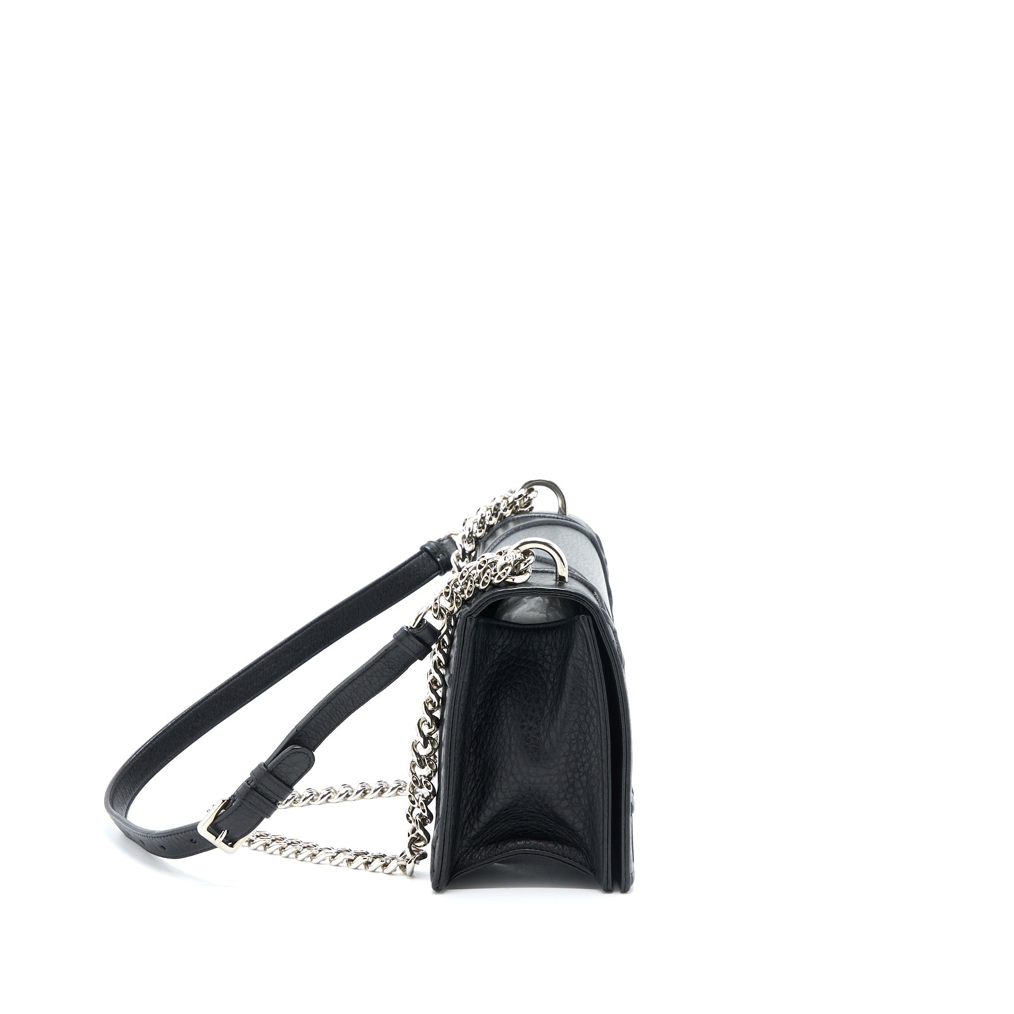 DIOR MEDIUM DIORAMA CALFSKIN BLACK SHW