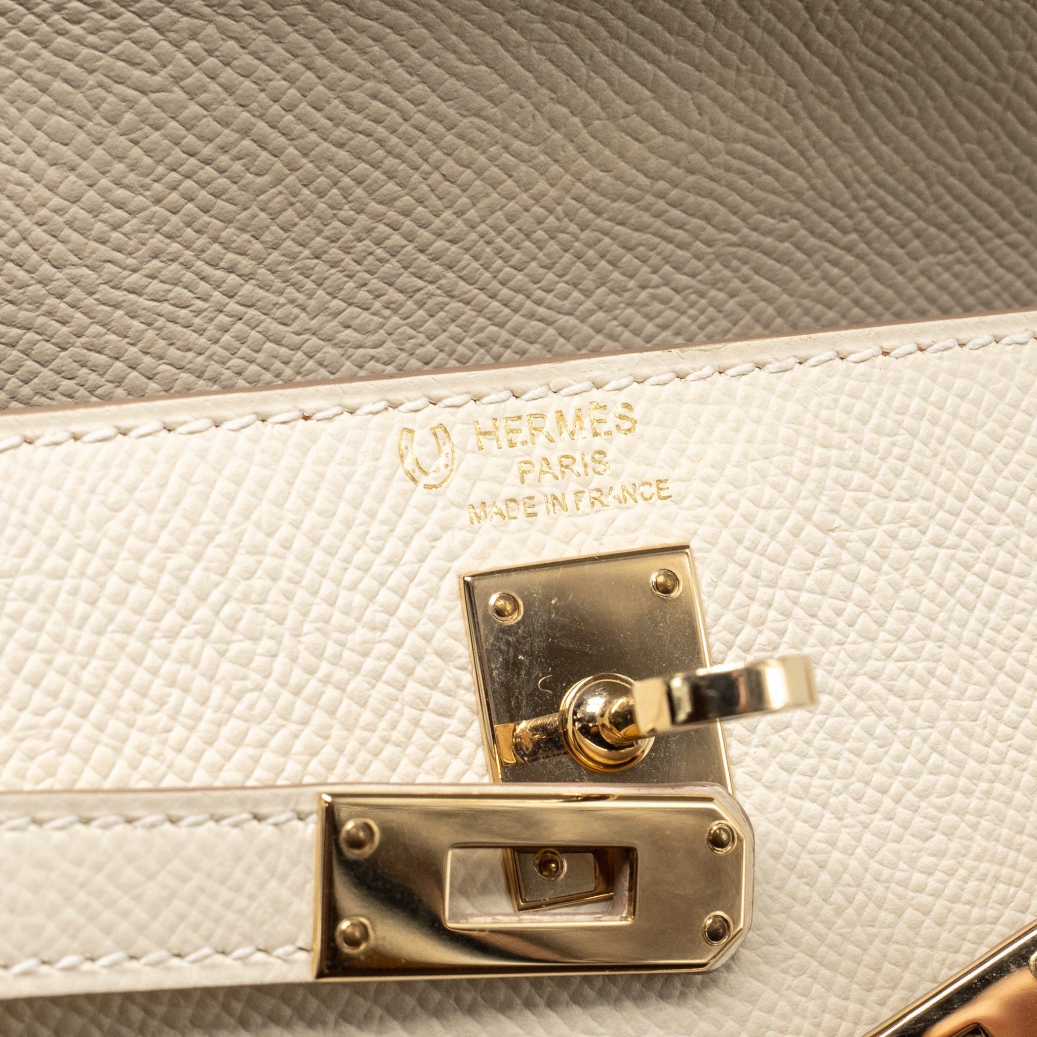 HERMES KELLY 25 SPECIAL ORDER EPSOM CRAIE/GOLD LGHW