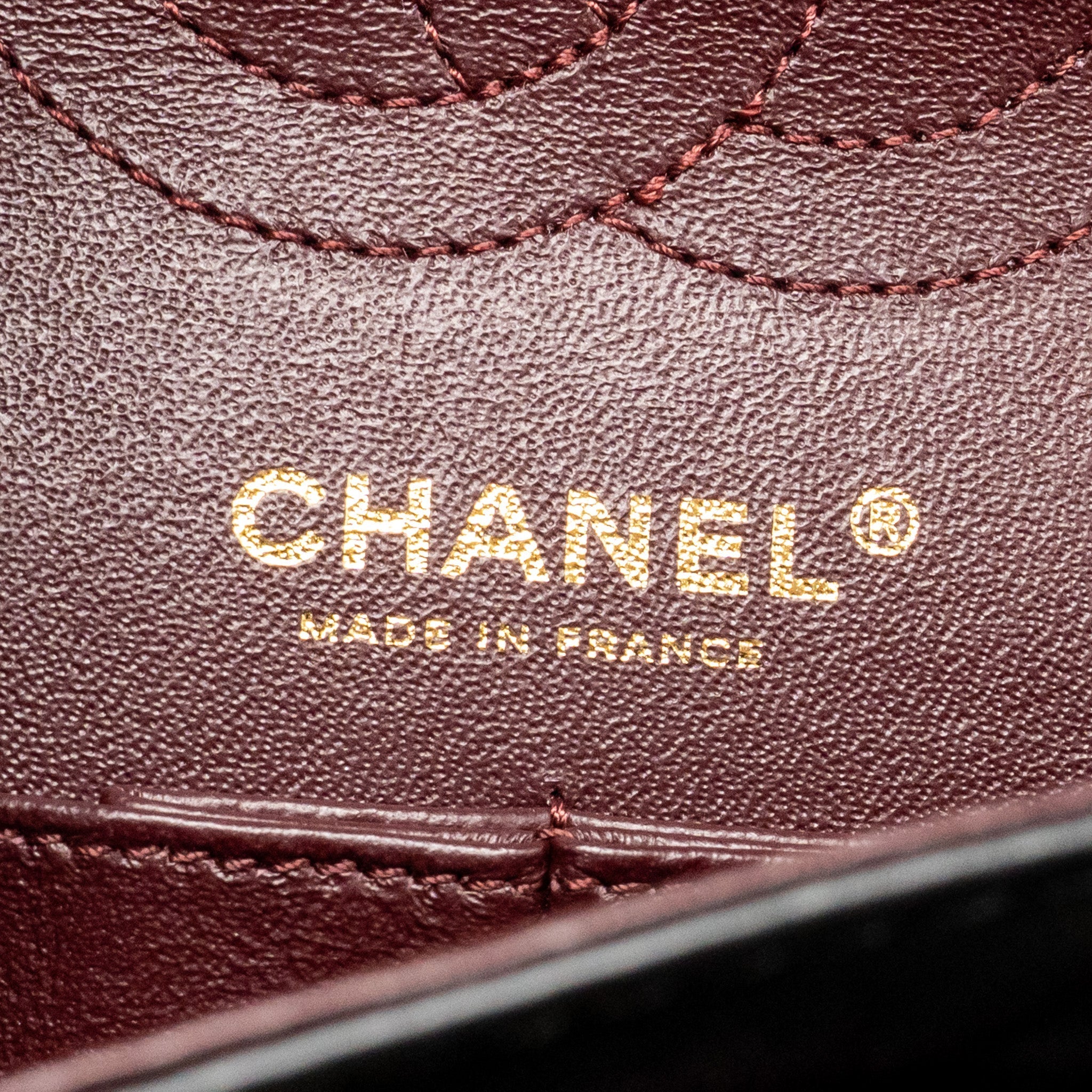 CHANEL MINI 2.55 REISSUE FLAP BAG LUCKY CHARMS AGED CALFSKIN BLACK GHW