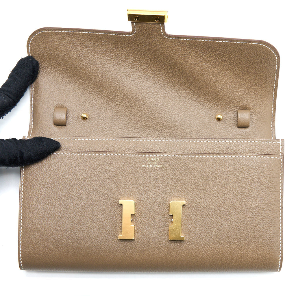 HERMES CONSTANCE TO GO EVERCOLOR 18 ETOUPE GHW