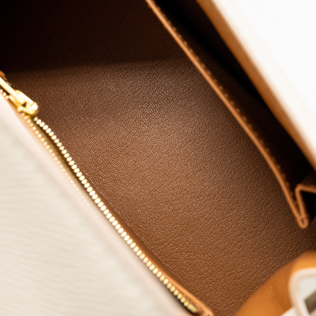 HERMES KELLY 25 SPECIAL ORDER EPSOM CRAIE/GOLD LGHW