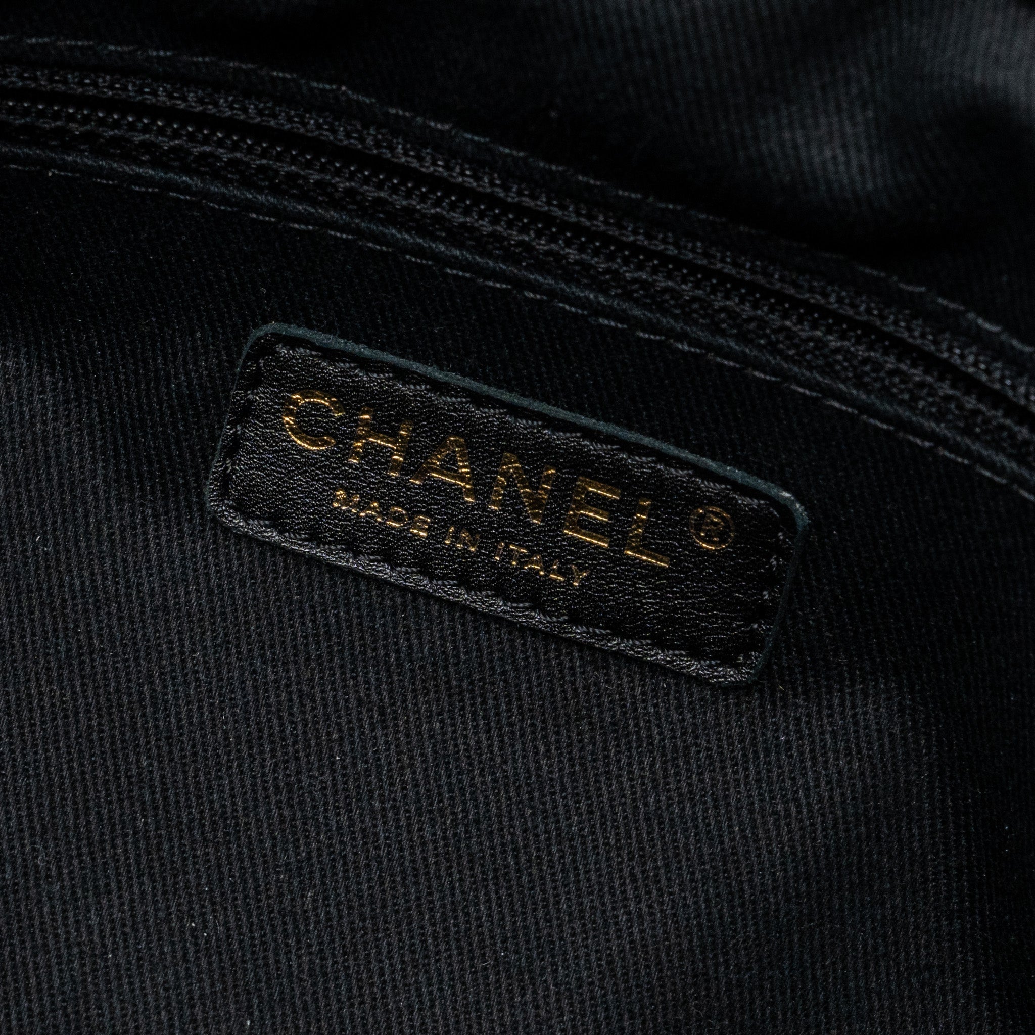 CHANEL MATELASSE CHAIN TOTE BAG CAVIAR BLACK GHW