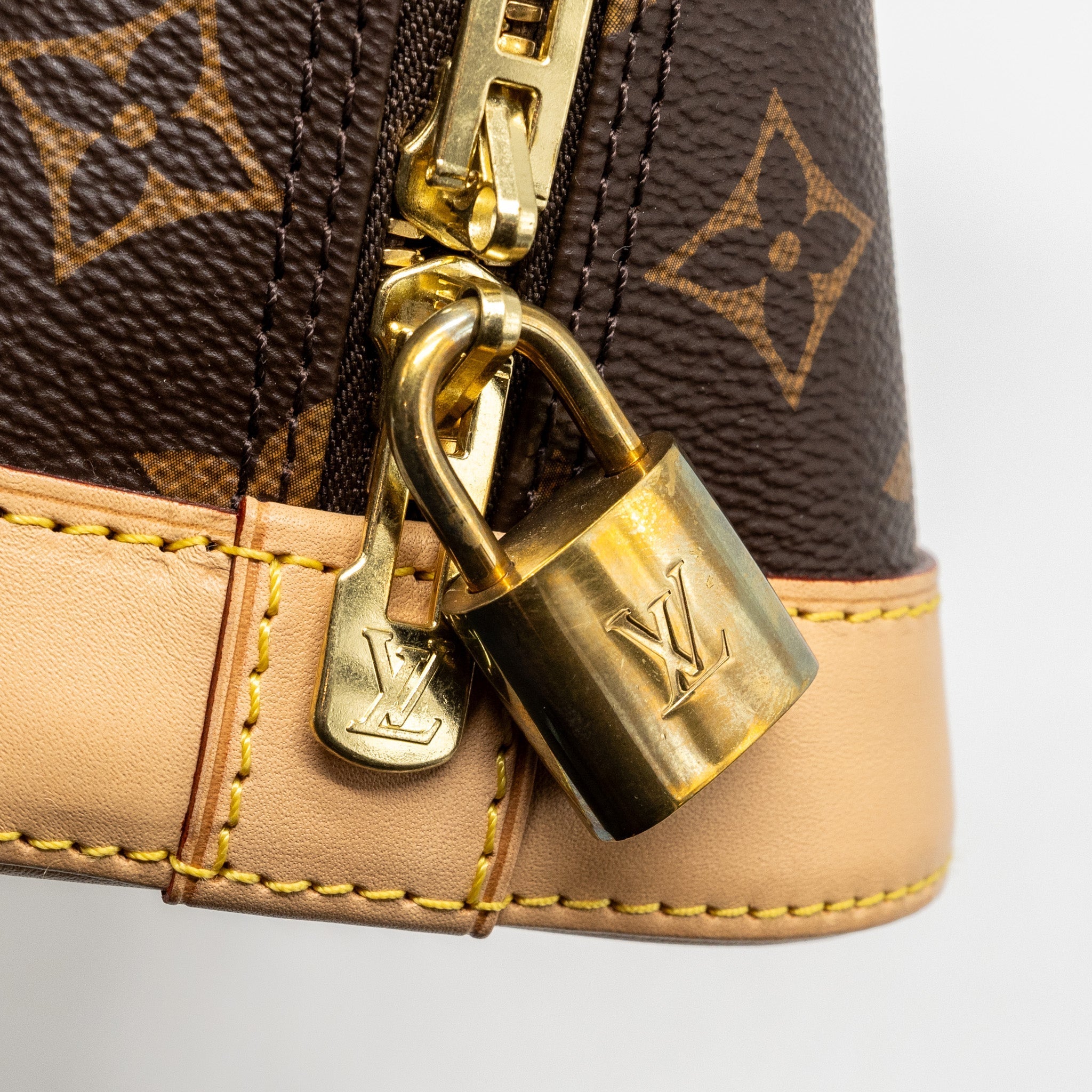 LOUIS VUITTON ALMA BB MONOGRAM CANVAS GHW