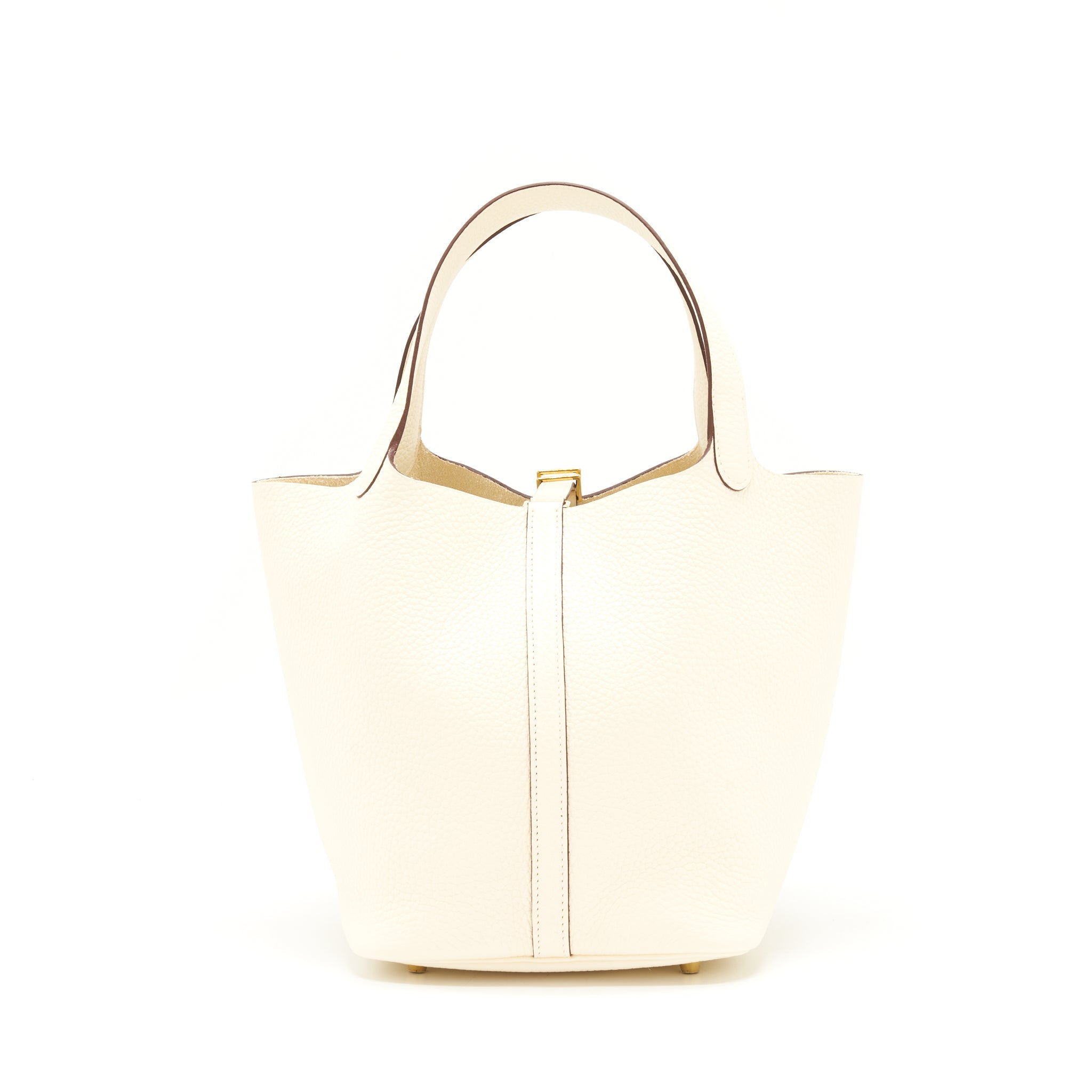HERMES PICOTIN 22 LOCK BAG NATA GHW