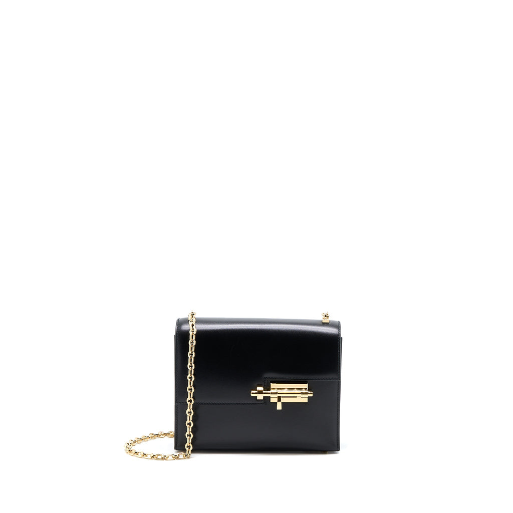 HERMES MINI VERROU BAG BOX BLACK GHW