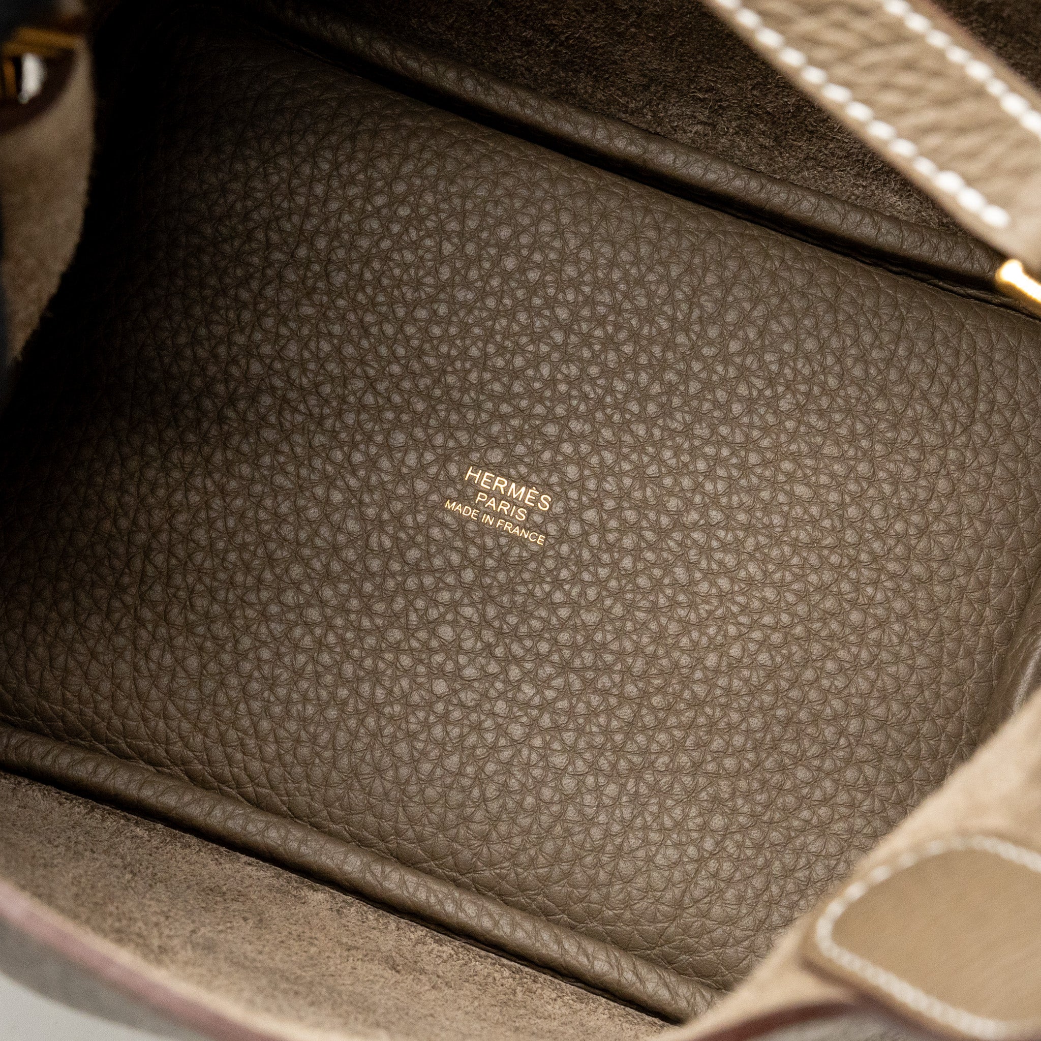 HERMES PICOTIN 18 CLEMENCE ETOUPE GHW