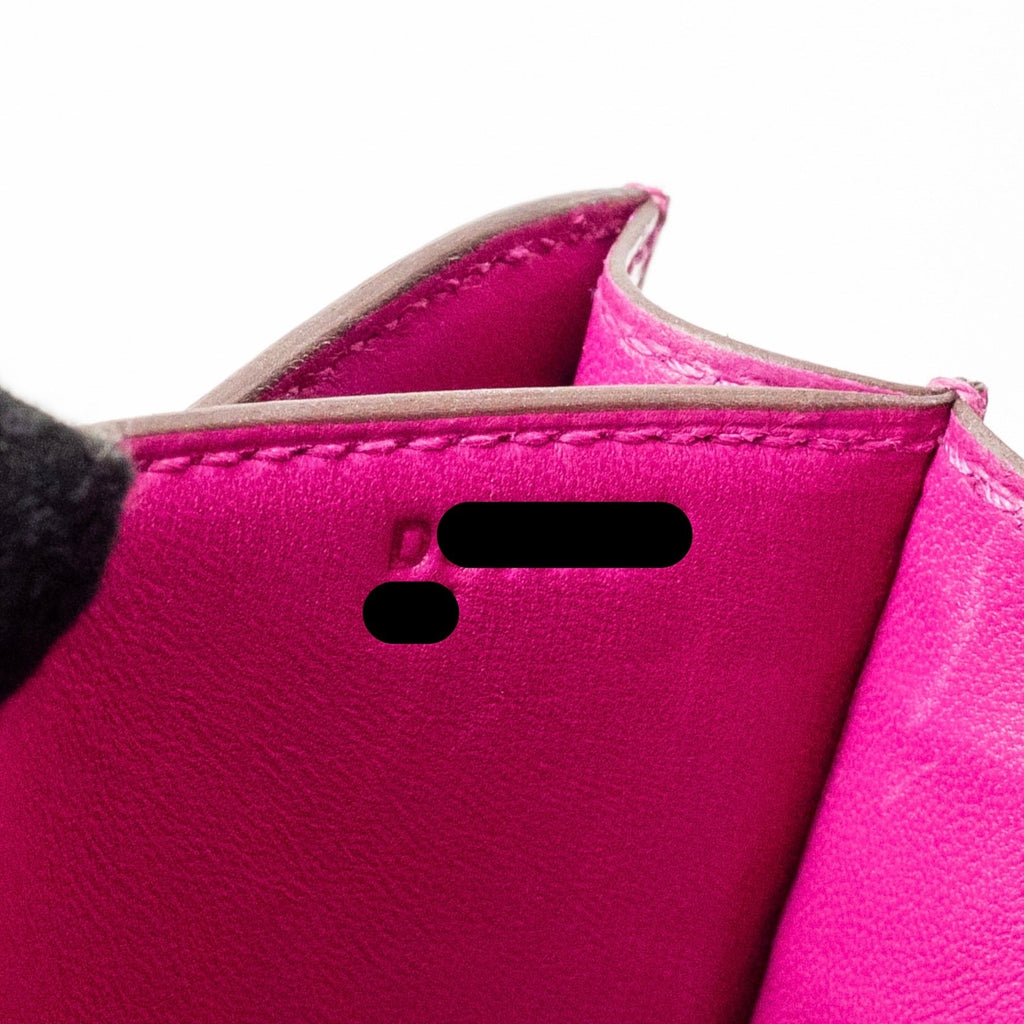 HERMES MINI CONSTANCE SHINY ALLIGATOR MISSIPPIENS J5 ROSE SHEHERARADEZ GHW