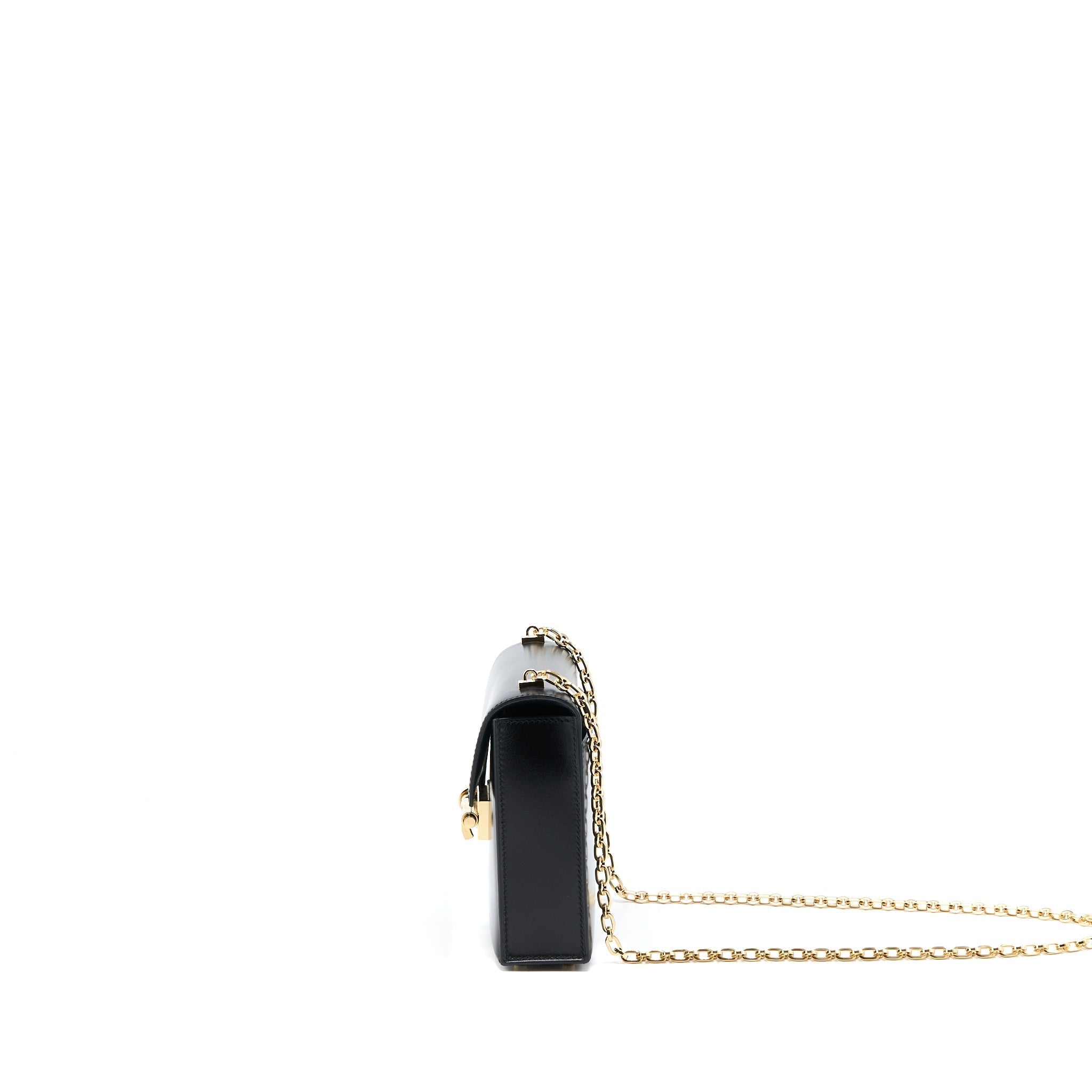 HERMES MINI VERROU BAG BOX BLACK GHW