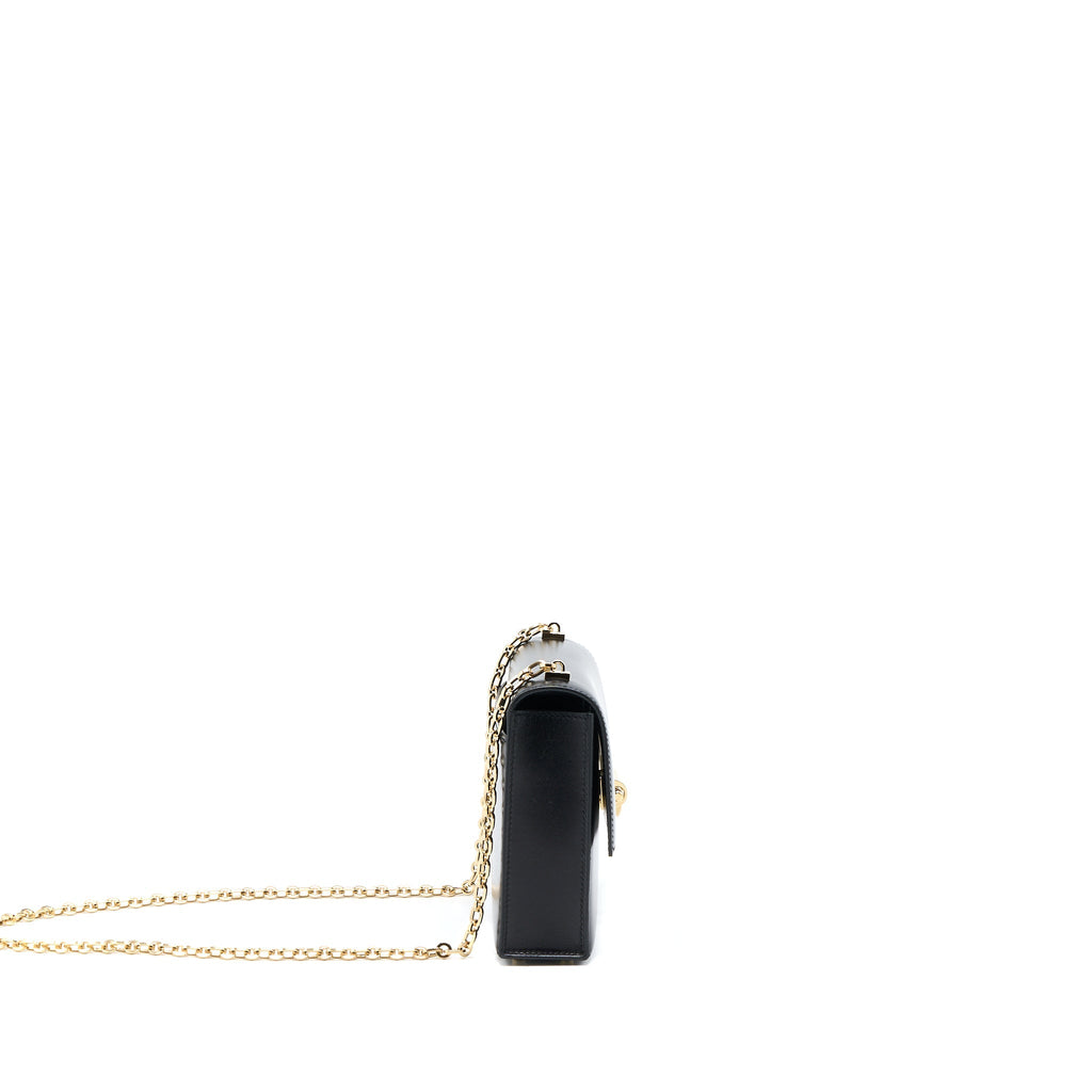 HERMES MINI VERROU BAG BOX BLACK GHW