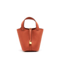 HERMES PICOTIN LOCK 18 BAG R1 TERRE BATTUE WITH GHW