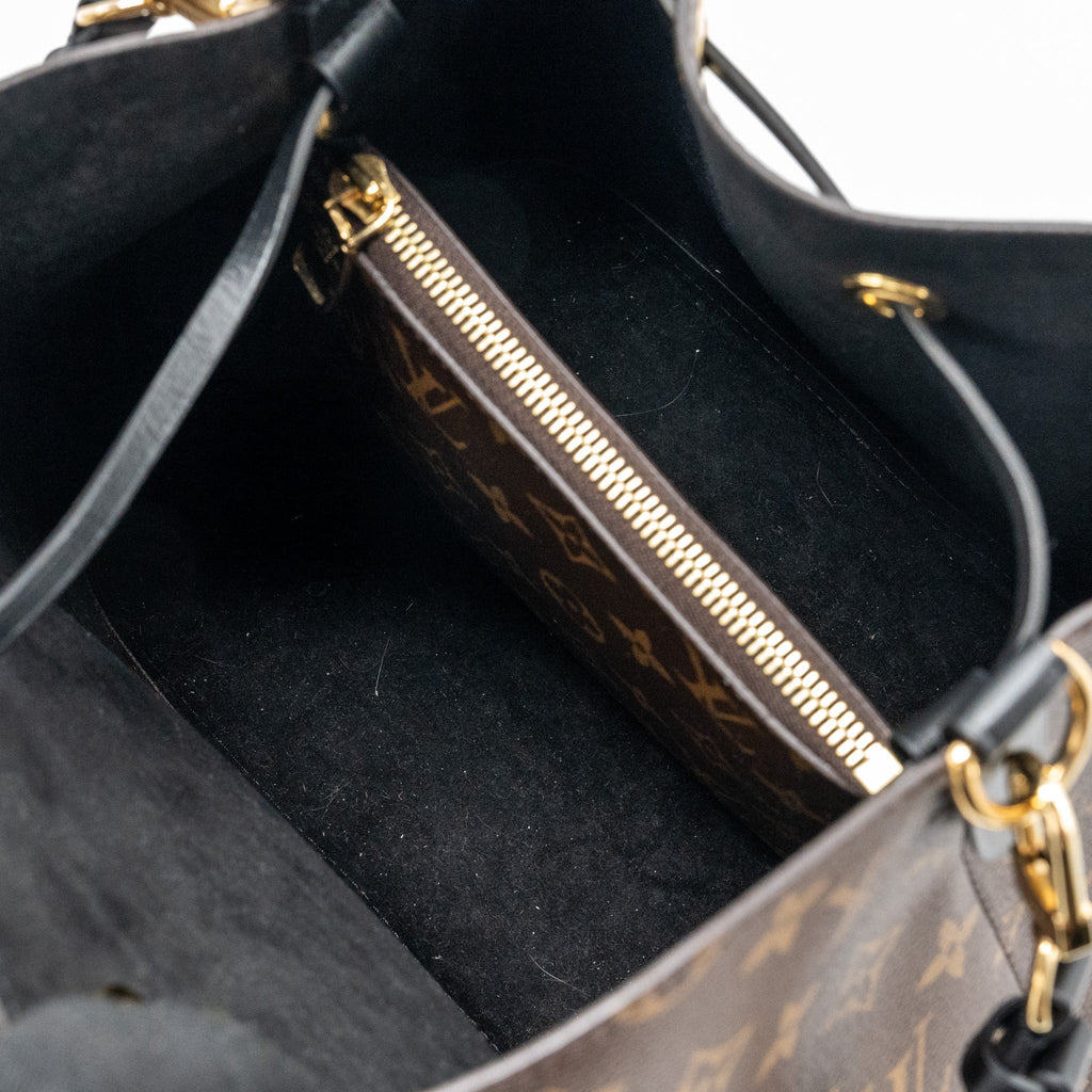 LOUIS VUITTON NEONOE MONOGRAM CANVAS BLACK GHW (NEW VERSION)