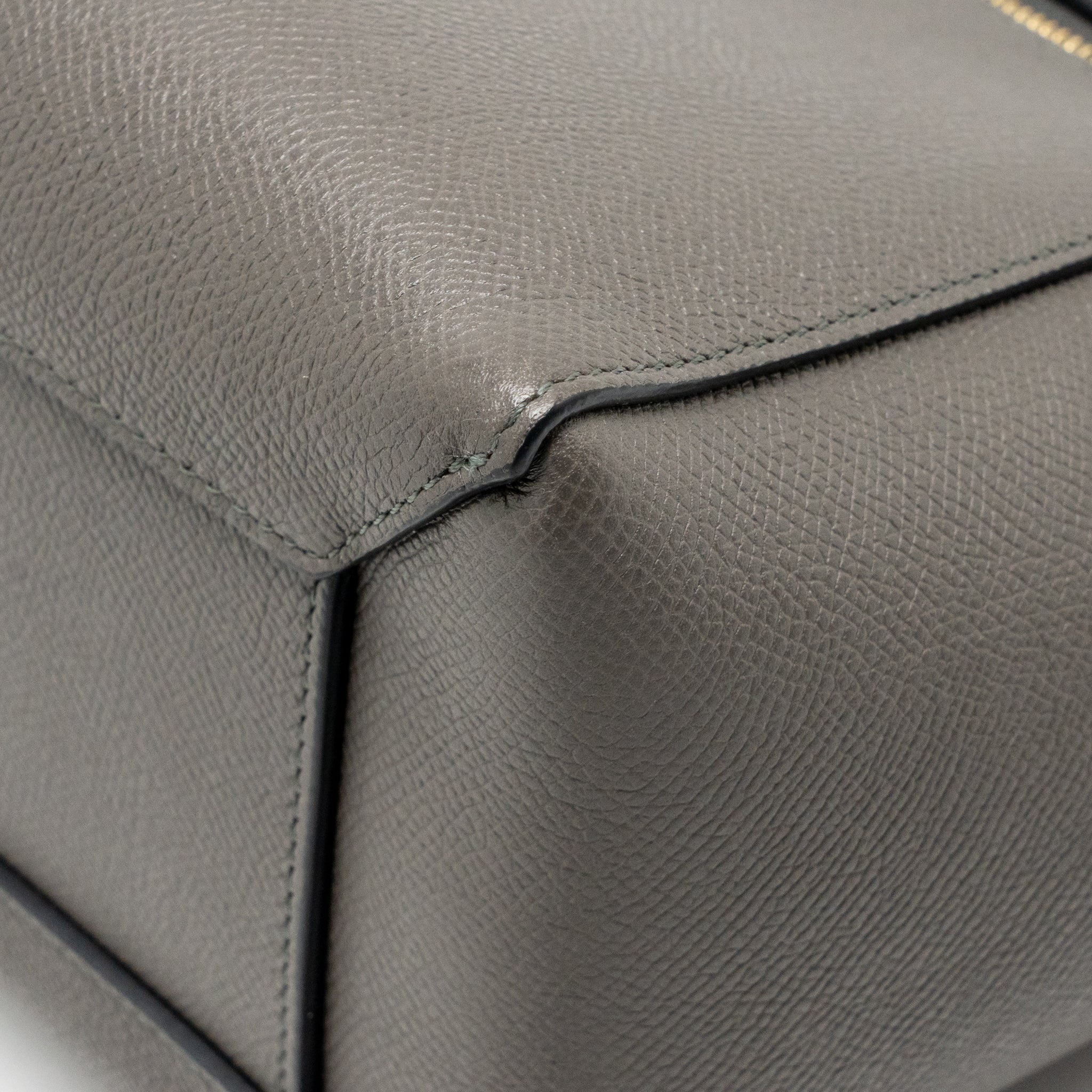 CELINE MICRO BELT BAG CALFSKIN GREY GHW