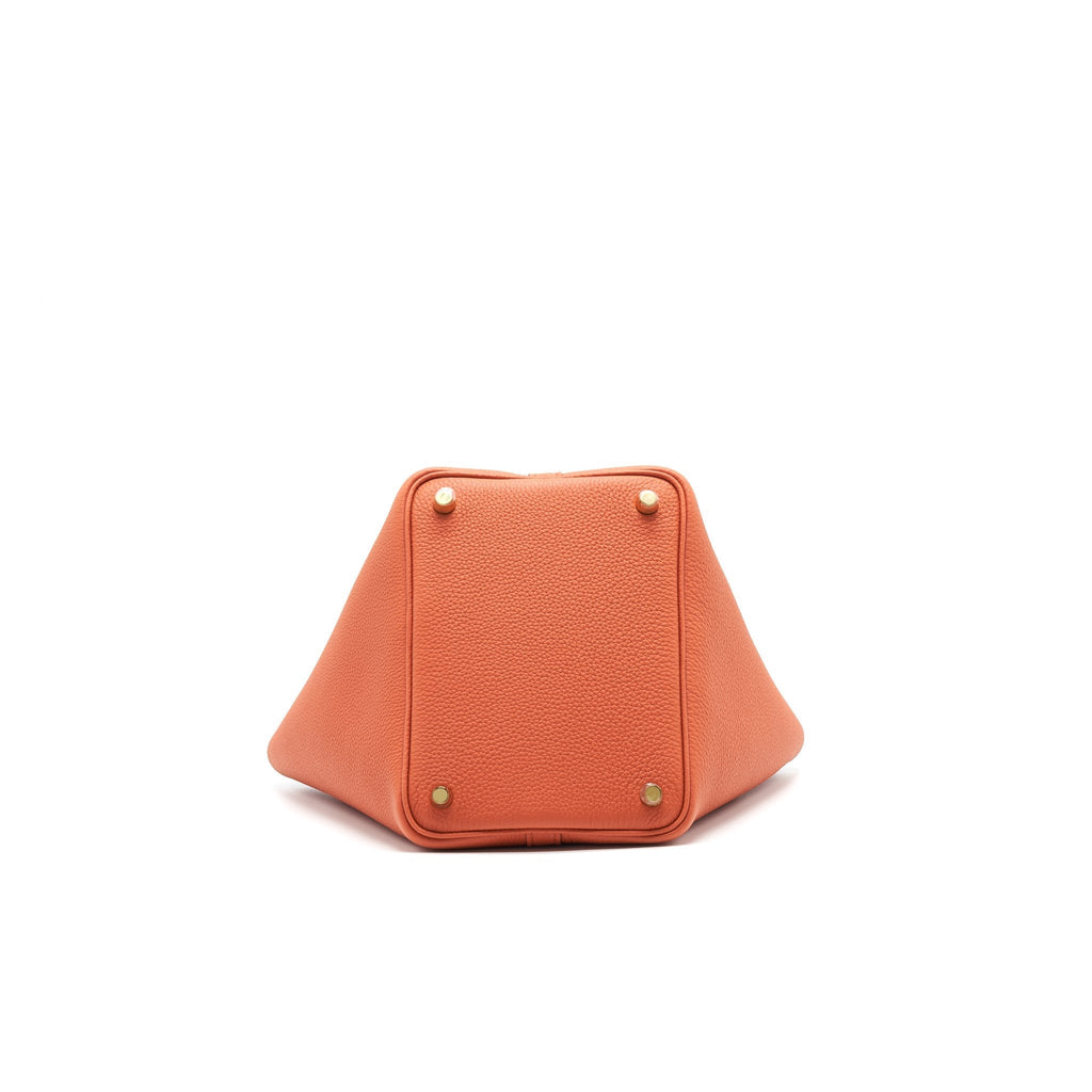 HERMES PICOTIN LOCK 18 BAG R1 TERRE BATTUE WITH GHW
