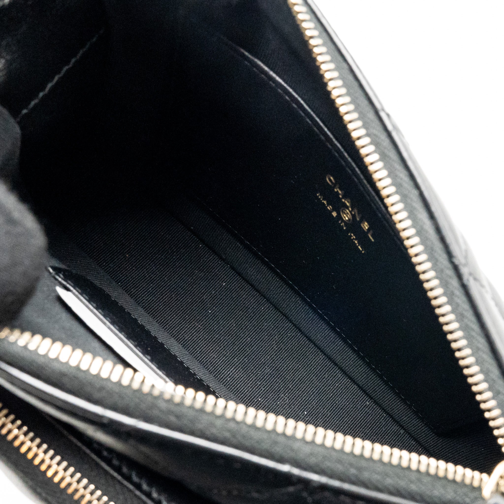 CHANEL 25C CAMERA BAG LAMBSKIN BLACK LGHW (MICROCHIP)