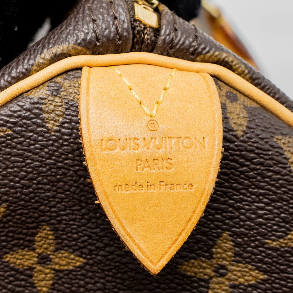 LOUIS VUITTON SPEEDY 30 MONOGRAM CANVAS GHW