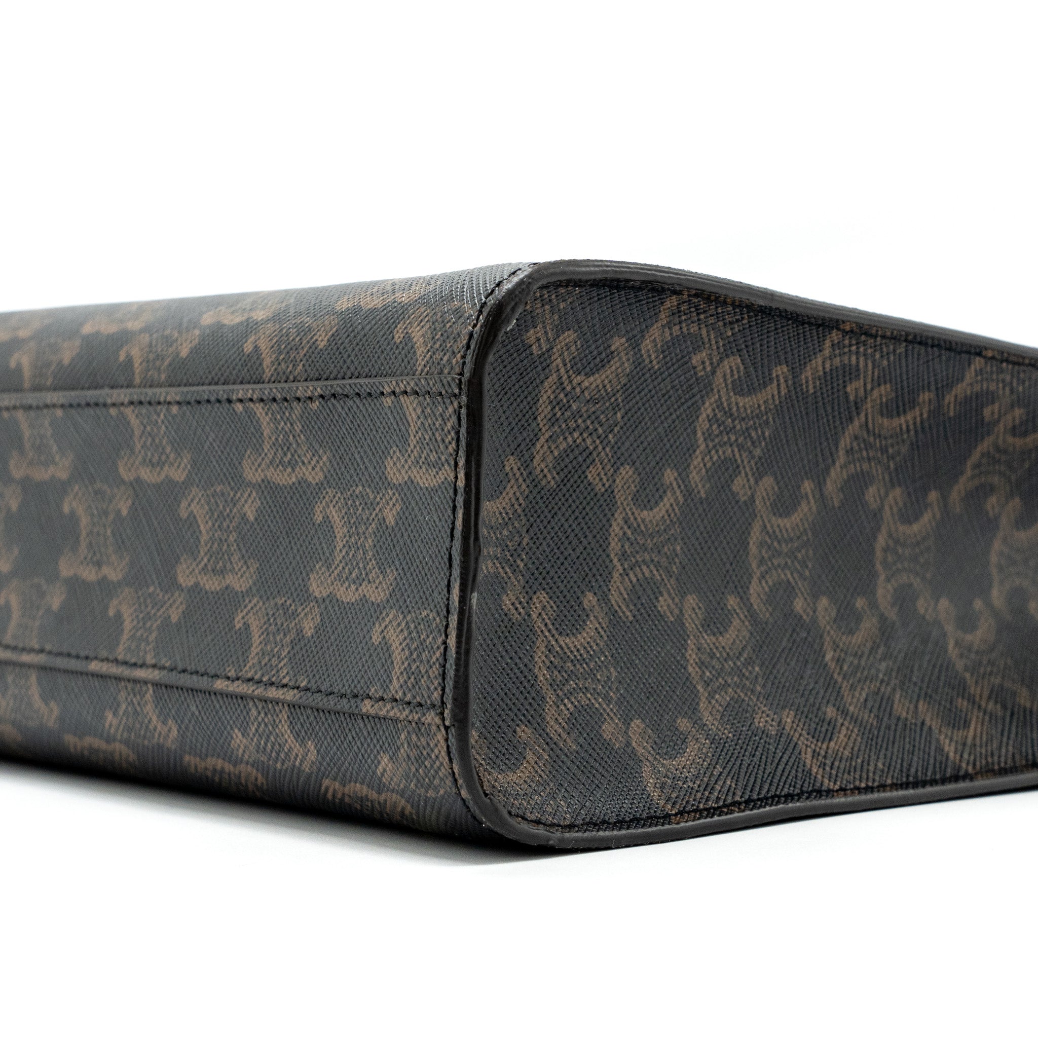 CELINE VERTICAL CABAS TRIOMPHE CANVAS GHW