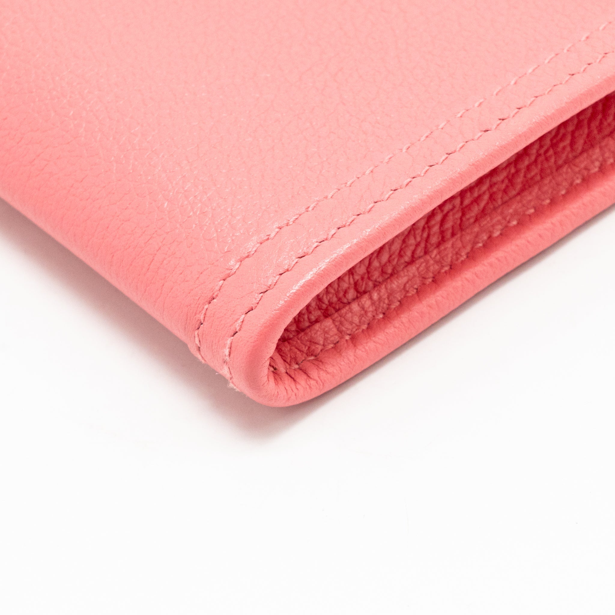 HERMES JIGE ELAN CLUTCH EVERCOLOR ROSE AZALEE