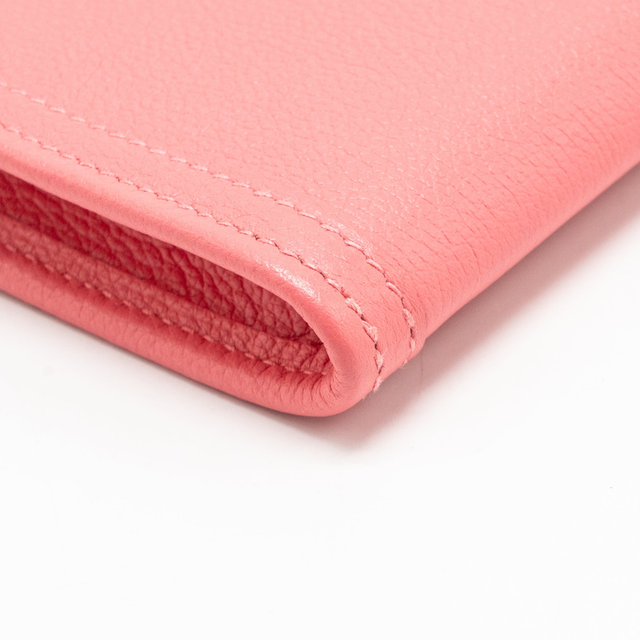 HERMES JIGE ELAN CLUTCH EVERCOLOR ROSE AZALEE